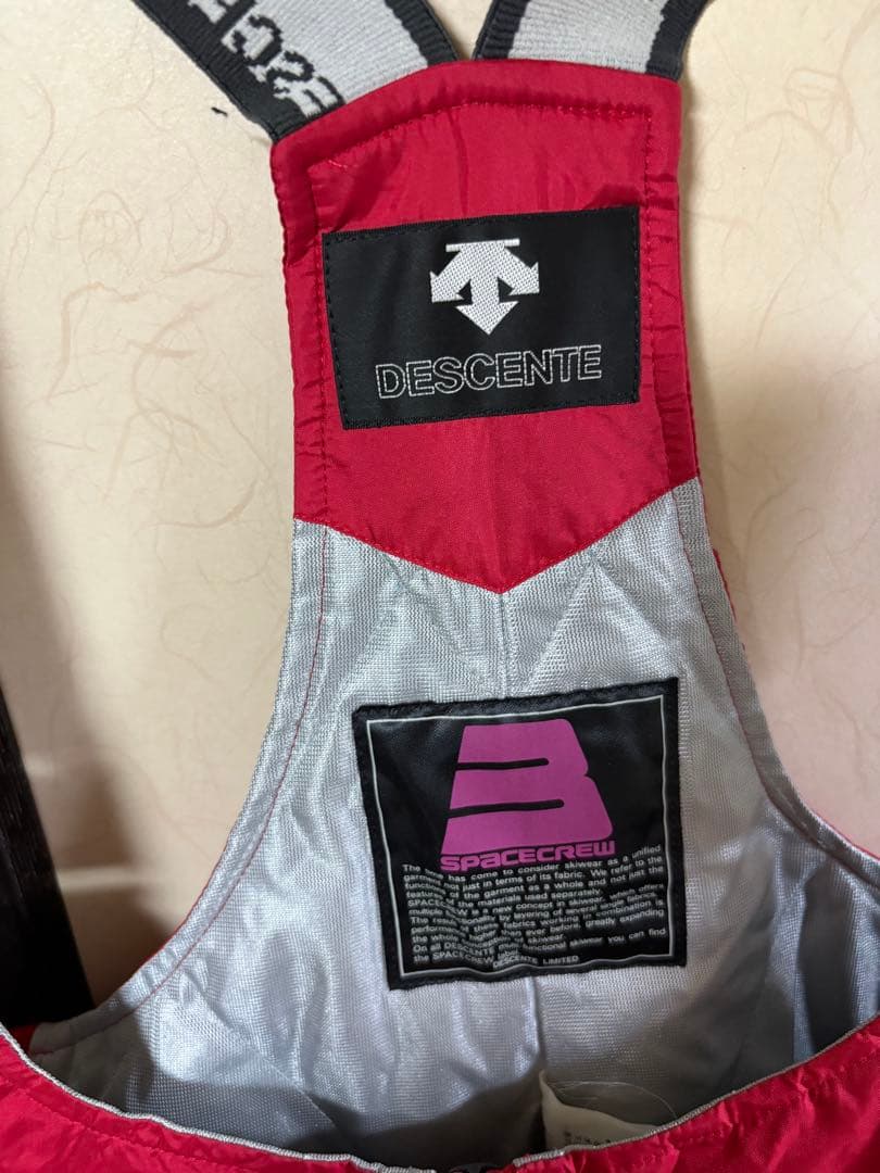 DESCENTE デサント　スキーウェア　赤