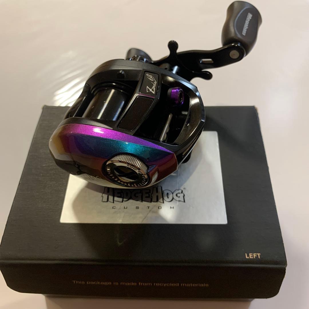 Megabass Zonda HEDGEHOG 68 ベイトリール 左巻き
