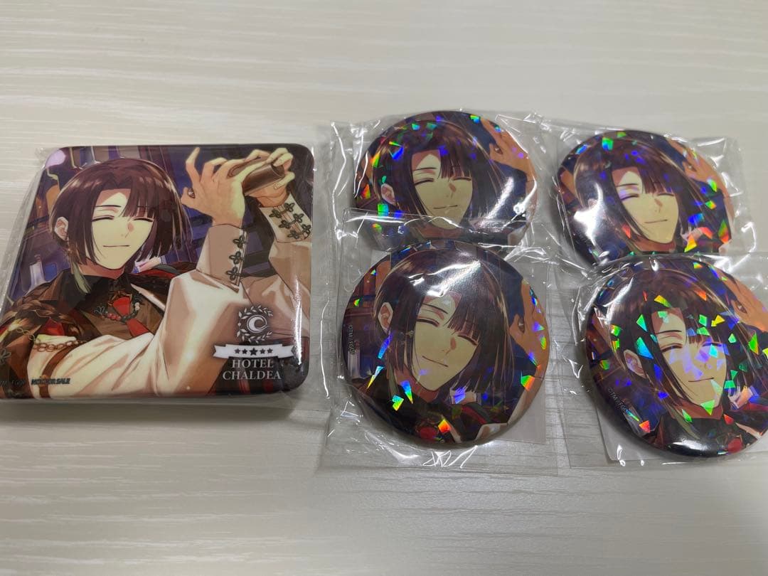 FGO ホテルカルデア 太公望 缶バッジ 5点セット