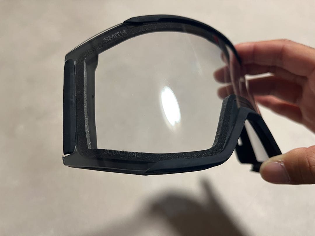 未使用 SMITH SQUAD MAG スペアレンズ　クリア　スミス　ゴーグル