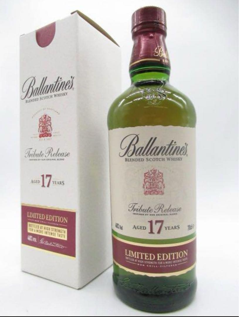 バランタイン17年　トリビュートリリースリミテッドエディション