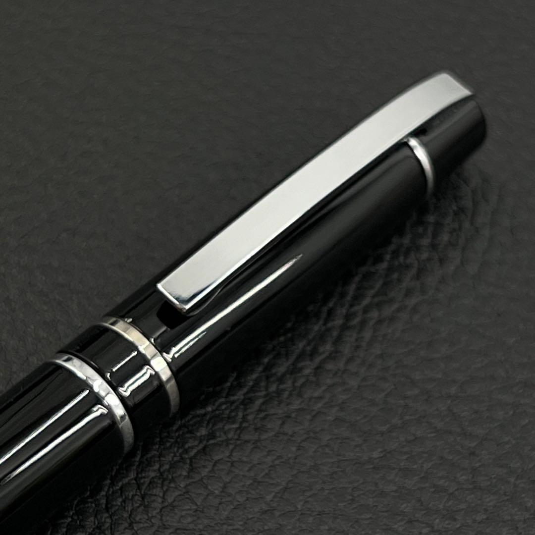 箱付 OMEGA オメガ ボールペン ブラック シルバー ロゴ