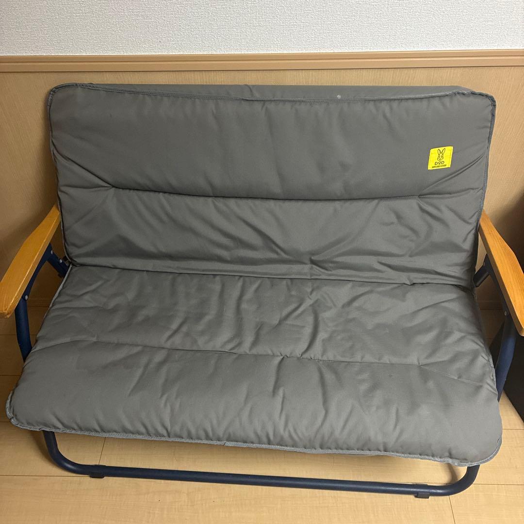 DOD 折りたたみアウトドアベンチ グレー