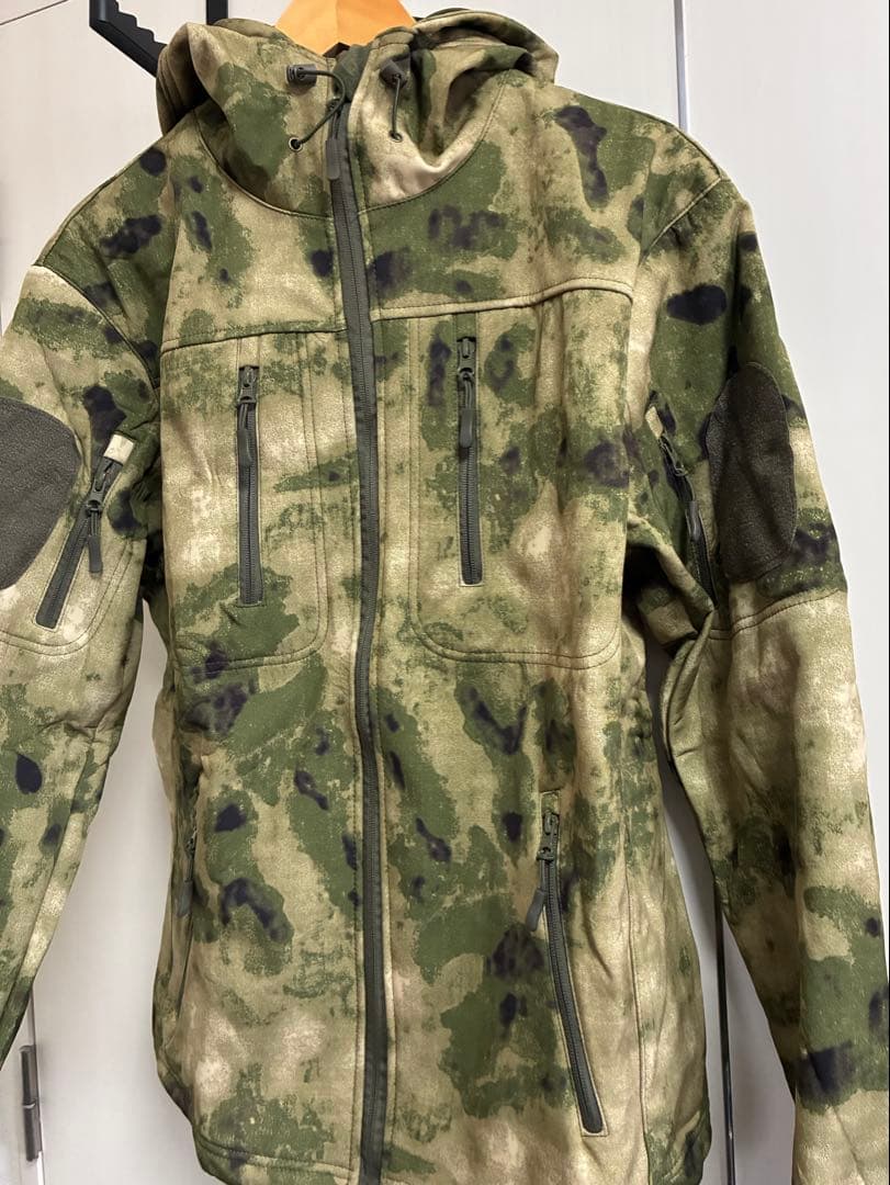 超お買得　未使用保管品ロシア軍北朝鮮軍仕様迷彩ソフトシェルジャケット軽量堅牢極暖