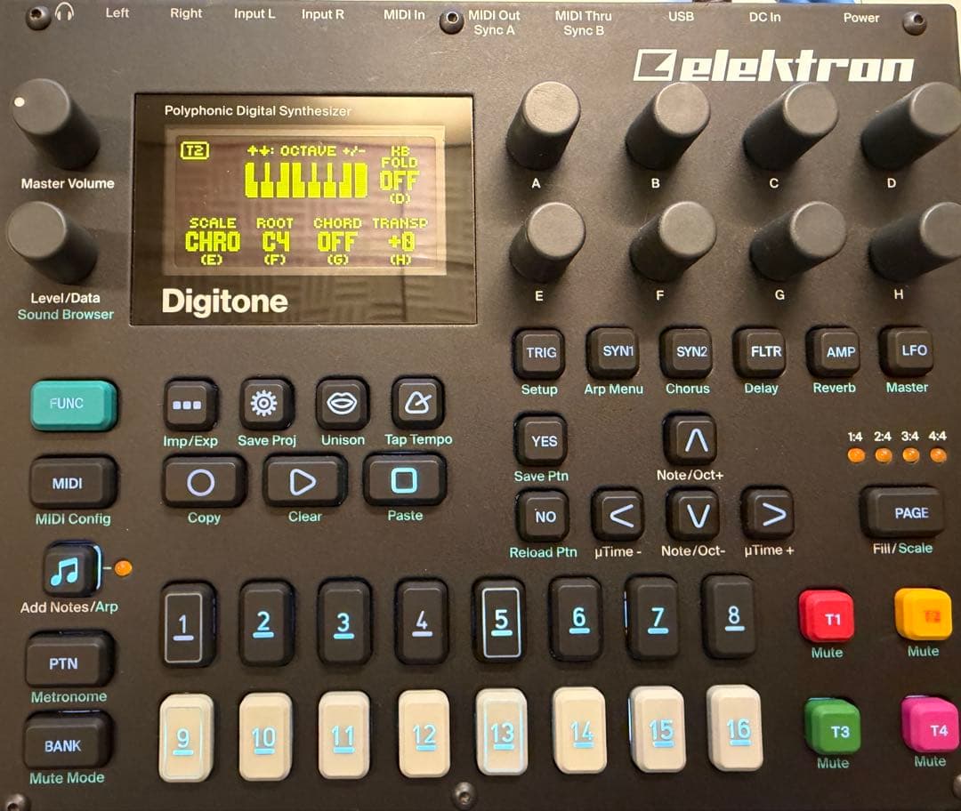 Elektron Digitone シンセサイザー　ドラムマシン