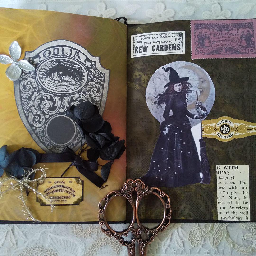 ジャンクジャーナル　ハロウィン　魔女　スカル