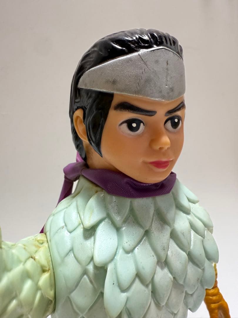 当時物 レトロ 変身忍者嵐 旧バンダイ 当時物ソフビ 面取れ　ソフビ ブルマァク