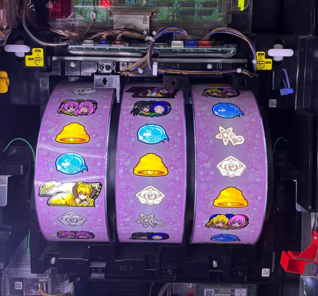 パチスロ実機【ToLOVEるダークネス】ユニット付 無段階ボリューム付 送料無料