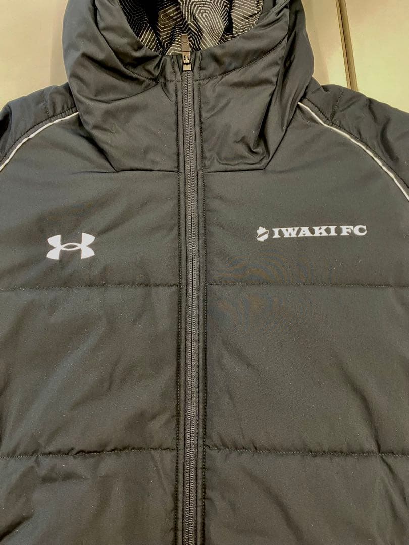 いわきFC トップチーム選手実着用　中綿ハーフコート　サイズXL 超貴重品