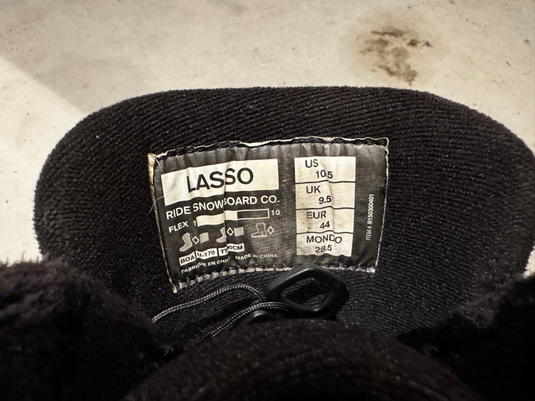 RIDE LASSOスノーボードブーツ ダブルボア　28.5cm