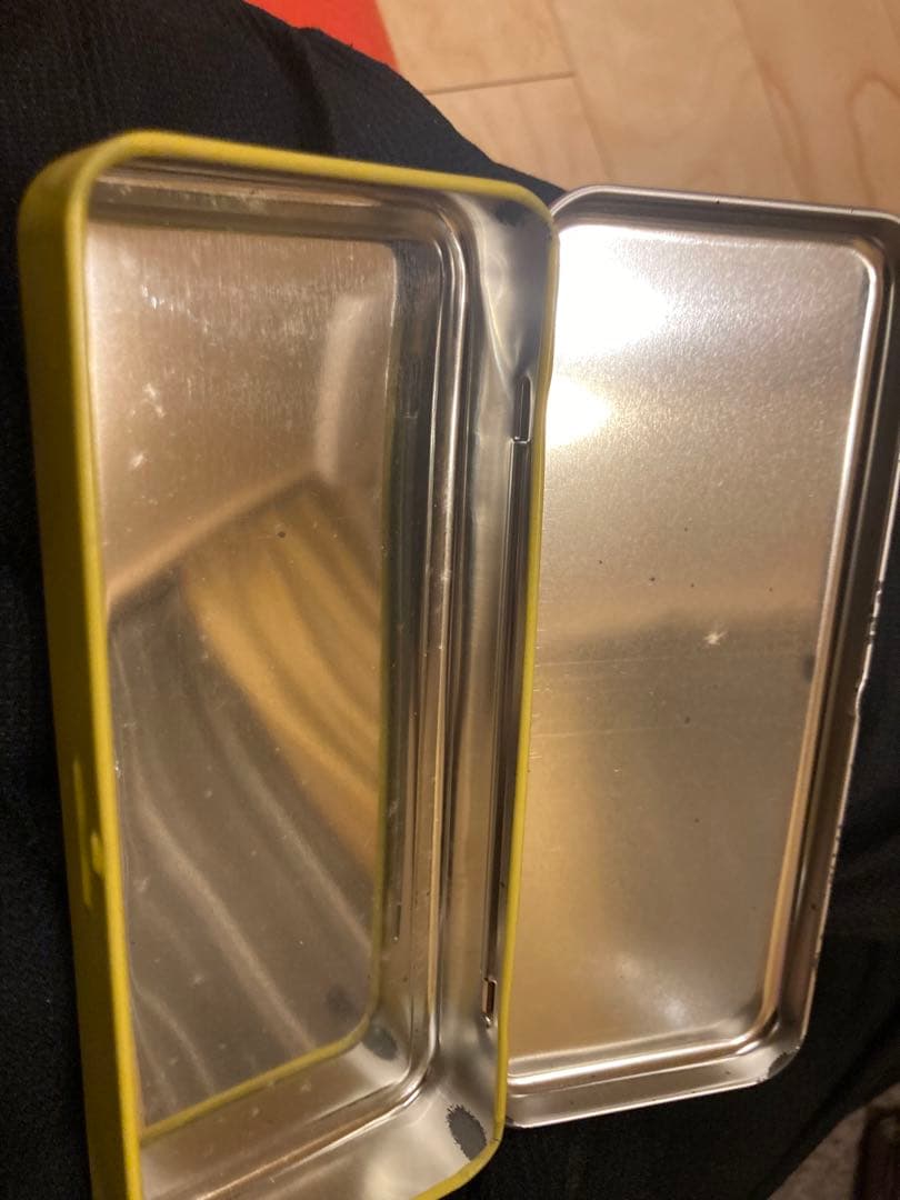 マイケルジャクソン&バブルス　缶ペンケース　1987年ライブでゲット。