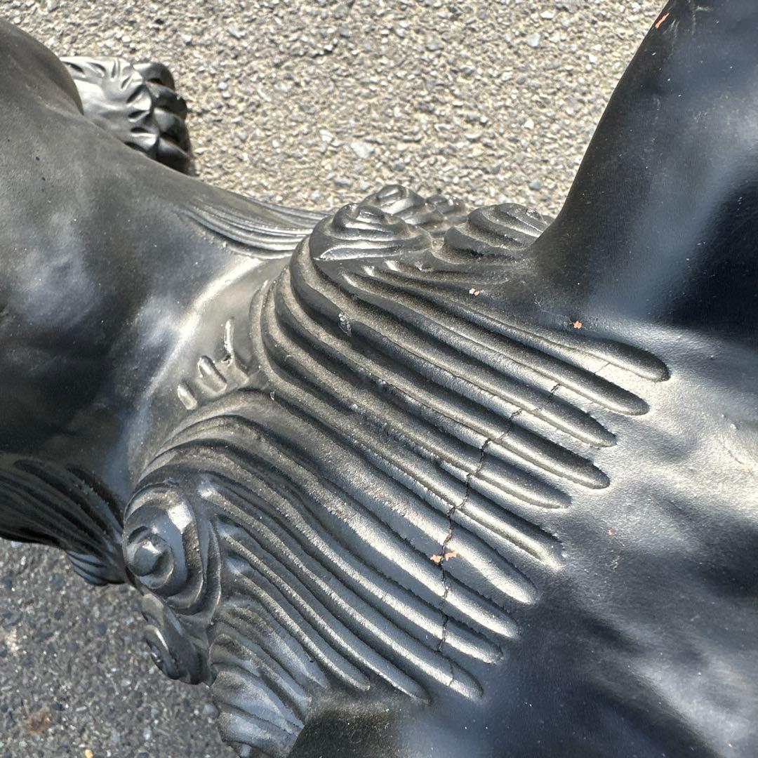 シーサ　シーサー　特大　陶器　大型　沖縄　魔除け　狛犬　置物　縁起物　石敢當