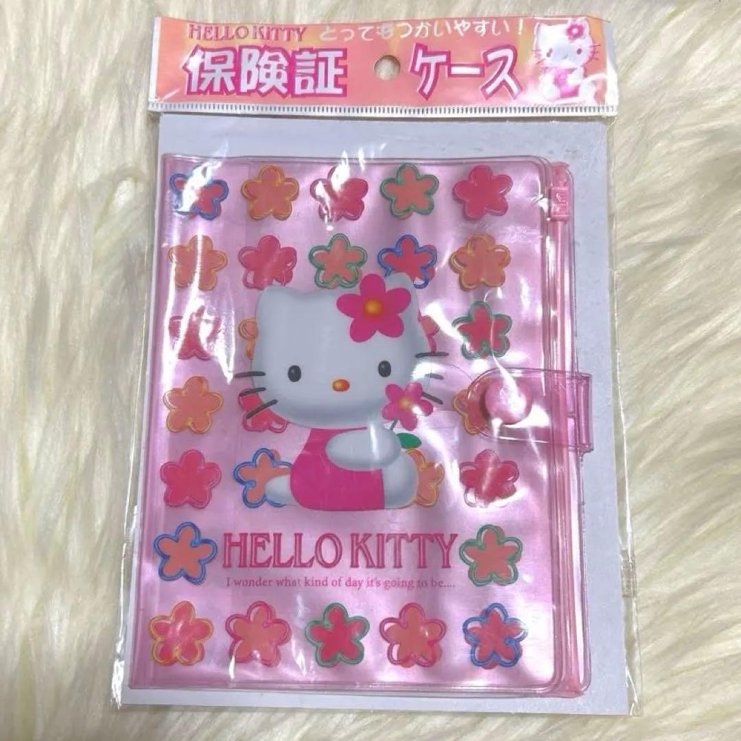激レア　新品　平成レトロ　Hello Kitty　保険証ケース