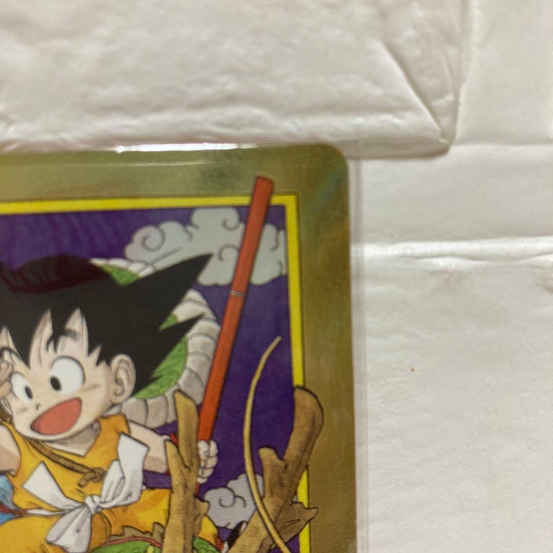 ドラゴンボールカード エナジーマーカー 1巻表紙 E-42 パラレル 金 孫悟空
