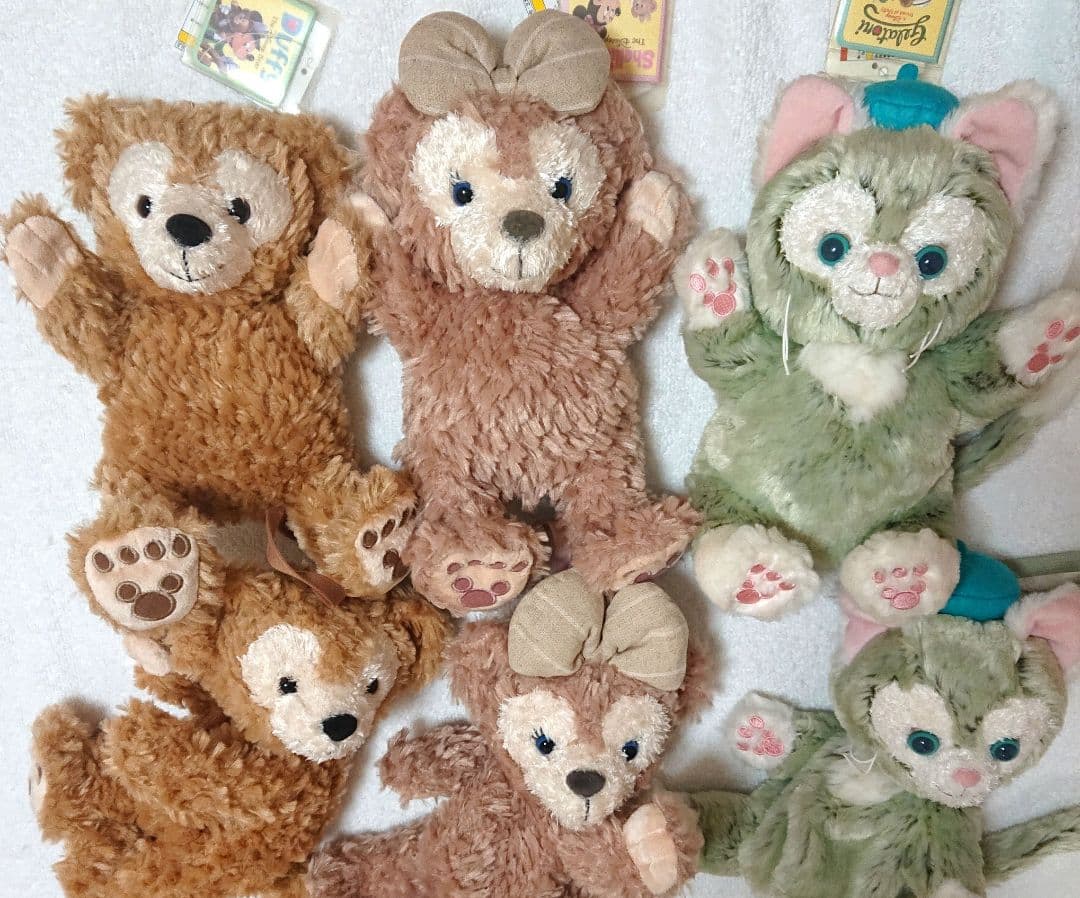 ダッフィー シェリーメイ ジェラトーニ ハンドパペット ポーチ