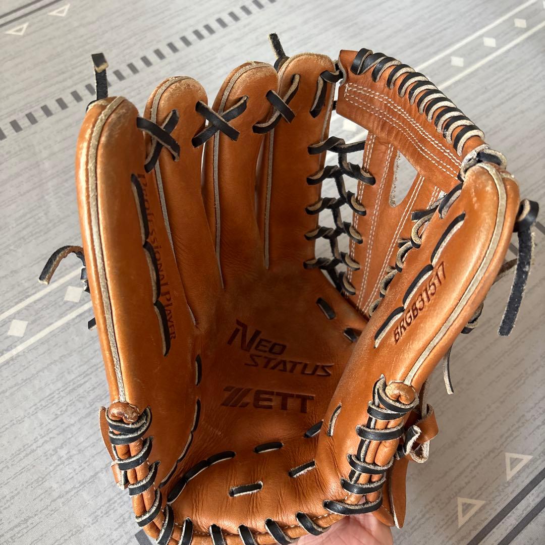 ZETT 野球グローブ SKG63151 ブラウン　左投げ
