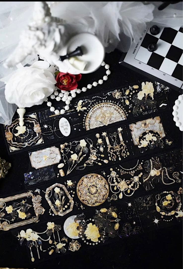 M1310.Likey文創 暮光颂歌 マスキングテープ PET贝壳光