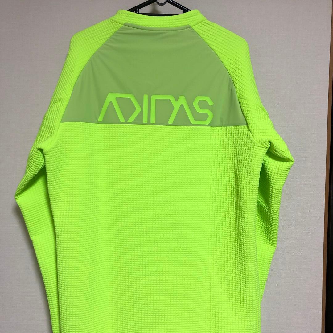 adidas 蛍光イエロー フルジップジャケット　新品