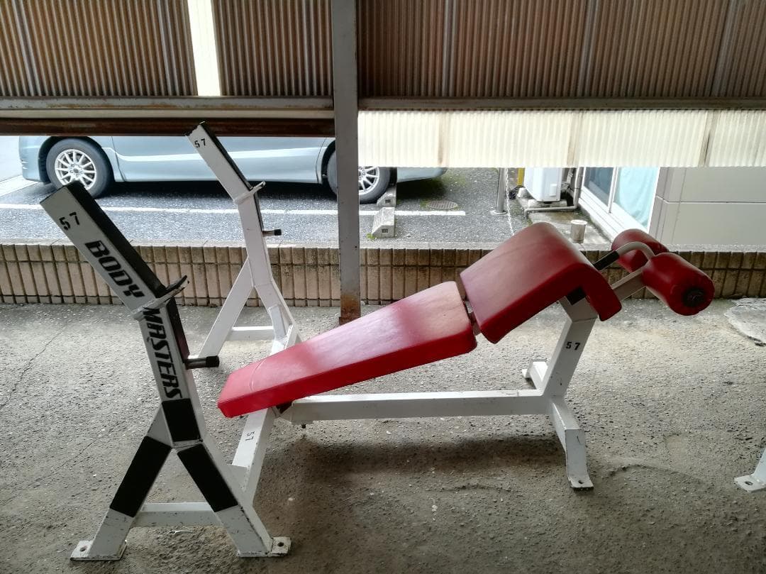 引き取り限定！ボディマスターズ　デクライン・ベンチプレス　業務用トレーニング器具