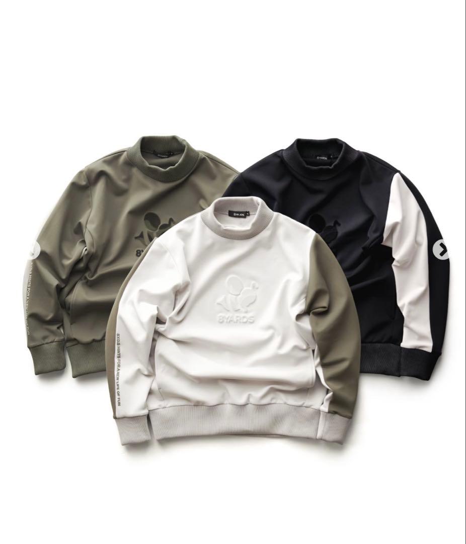 新作／ハチヤーズ裏起毛モックネック・プルオーバー／Ｌサイズ