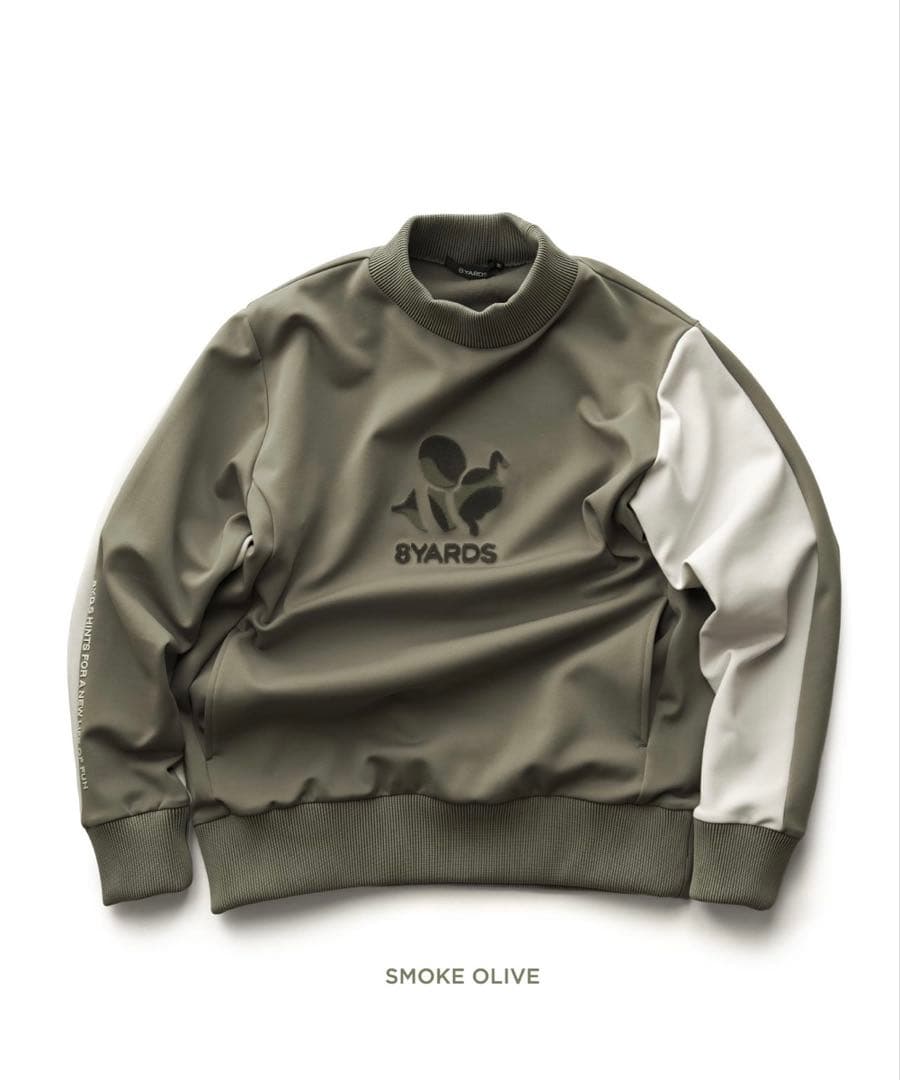 新作／ハチヤーズ裏起毛モックネック・プルオーバー／Ｌサイズ