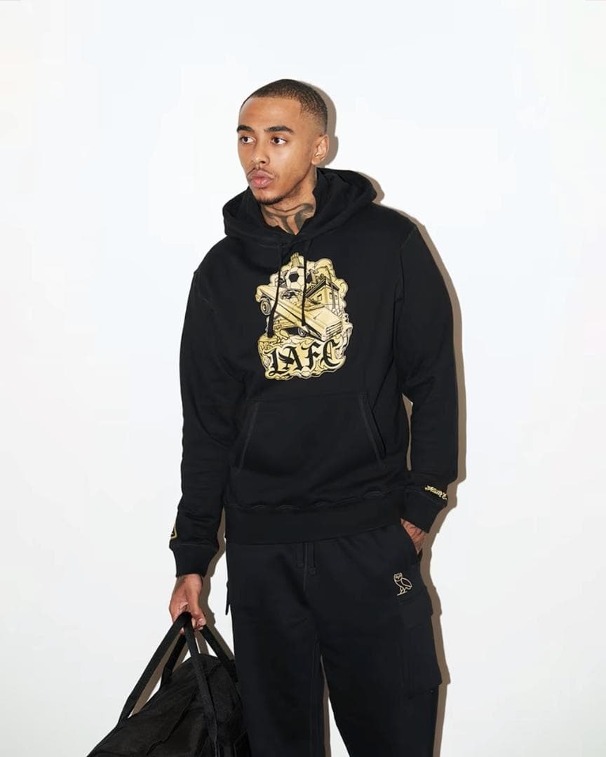 MC OVO MLS LOS ANGELES FC HOODIE BLACK 黒