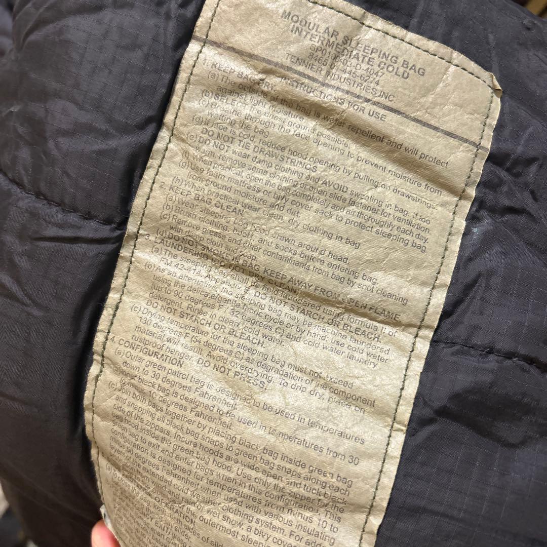 米軍　モジュラーシュラフ　ゴアテックス　寝袋