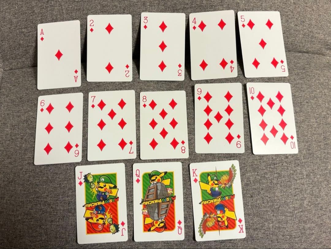 【カードフルセット】 マリオピカチュウ トランプ