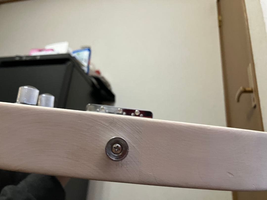 ノーブランド　テレキャスタータイプ　レフティ　エレキギター　塗装無し