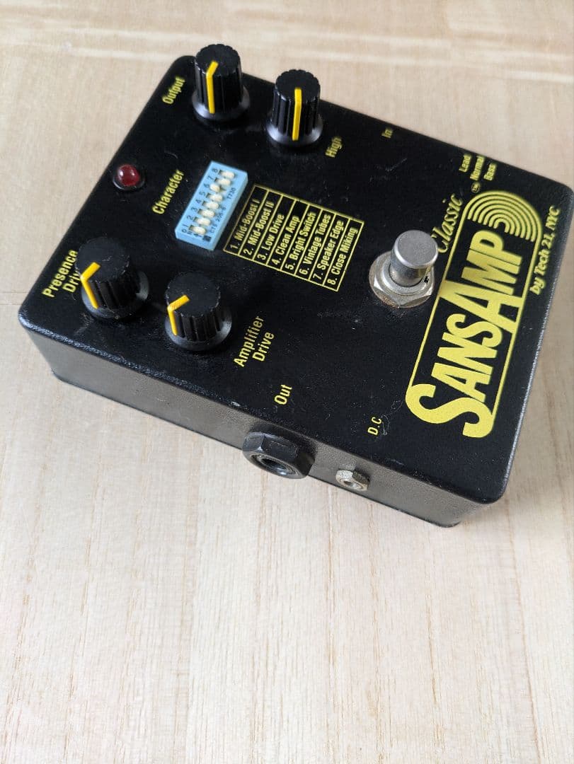 ぽ*ん様 Tech 21 SansAmp Classic ギターエフェクター