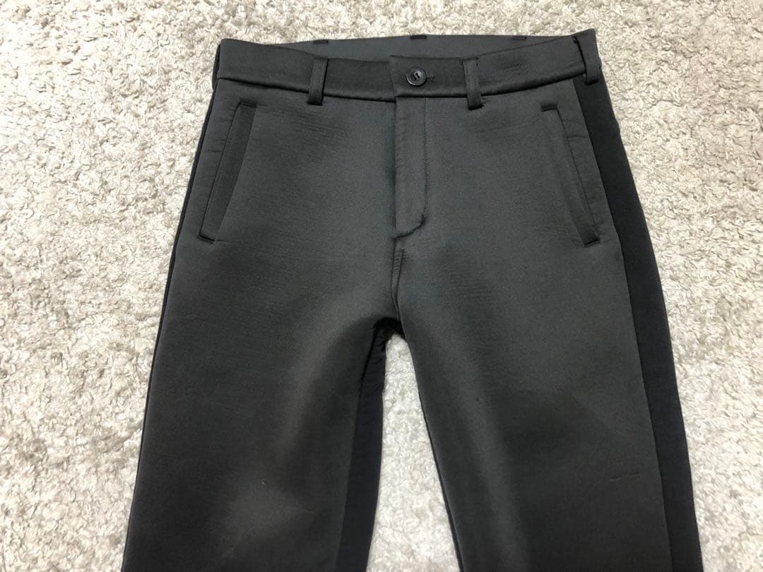 muta MARINE⚫︎ムータマリン⚫︎バック刺繍ボンディングパンツ4ブラック