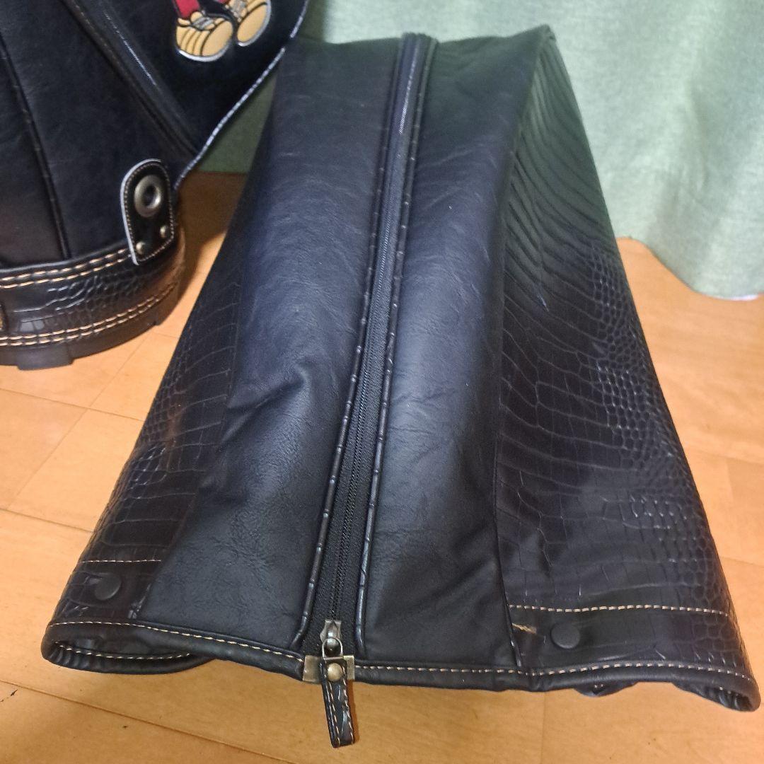 ミッキーマウス キャディバッグ.フード付き・9インチ。極美品！