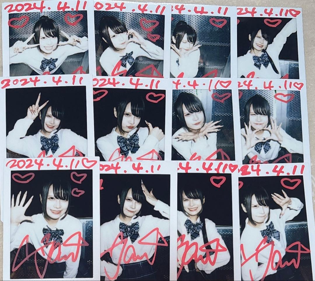 マドメド 那月邪夢 サイン有りチェキ12枚