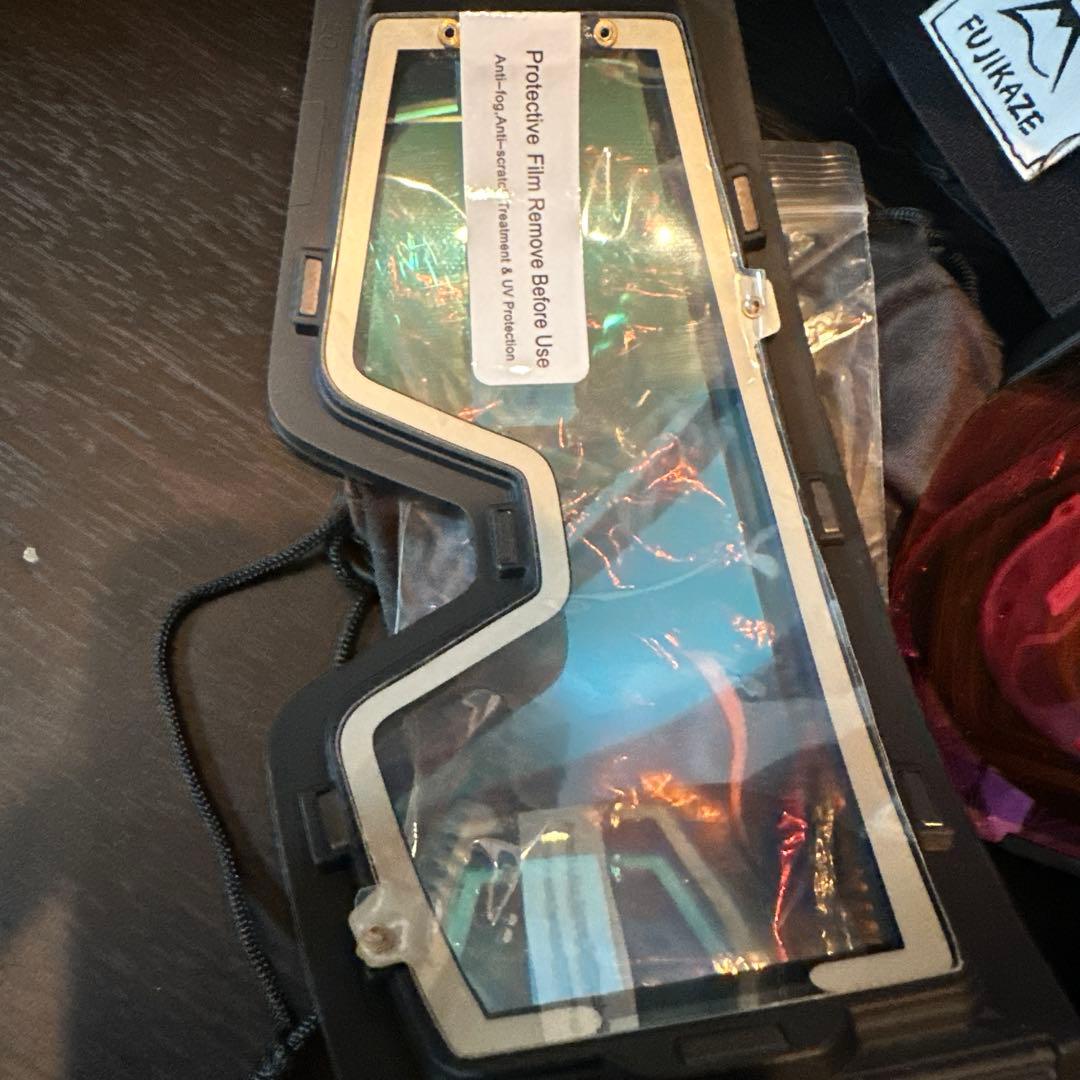 FUJIKAZE スノーゴーグル ＋スペアレンズ付属