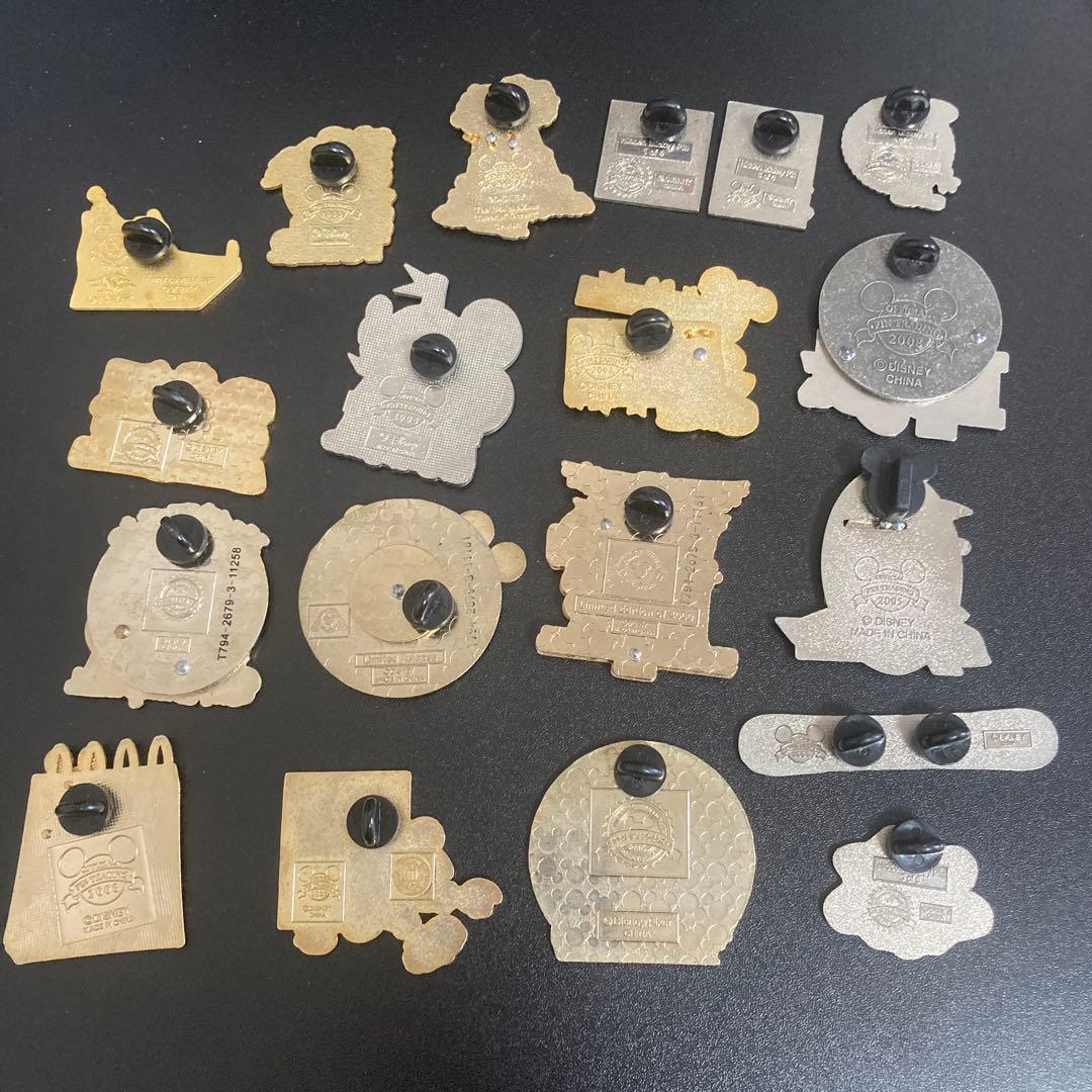 【希少】海外ディズニー ピンバッジ　まとめ売り　19個　フロリダ　ピンズ