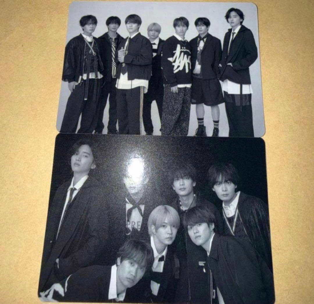 なにわ男子 アシンメトリー blacknightmare トレカ 集合 ×2