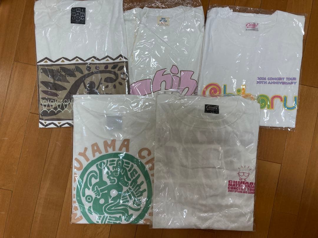 松山千春 コンサート Tシャツ 約２０年間分 ５５枚 すべて新品 未使用品