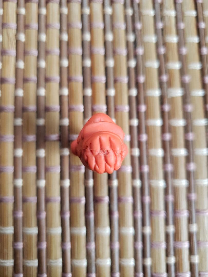 Drスランプ　アラレちゃん消しゴム　ペンギン村銀行員　橙　キャラクター