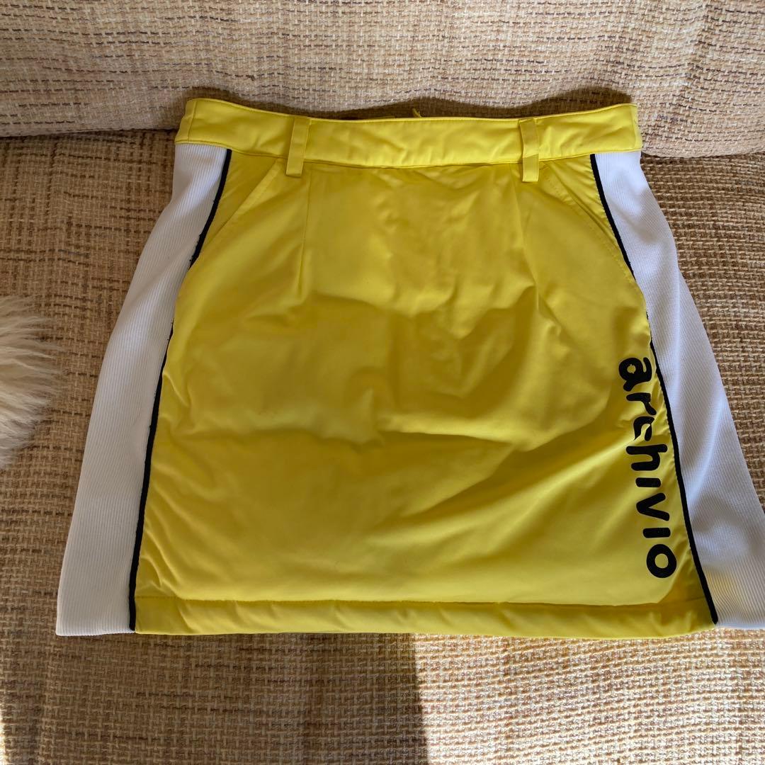 archivio ゴルフスカート 36サイズ イエロー