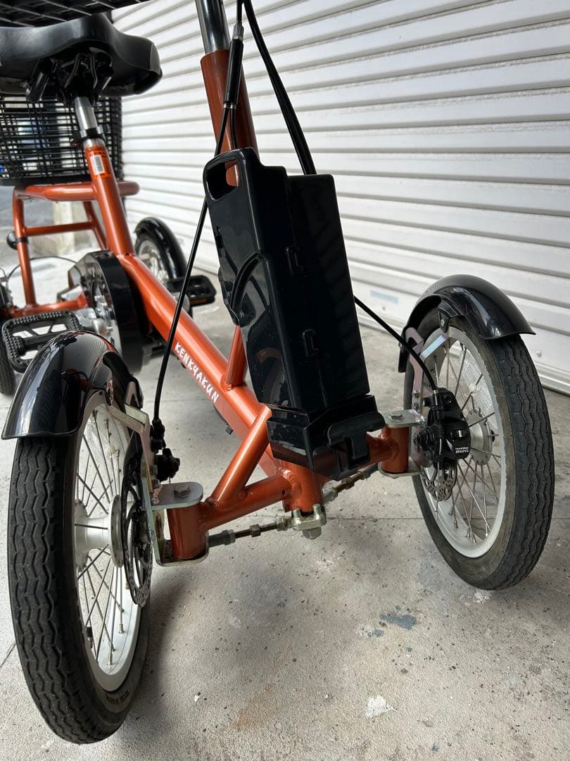 美品　けんきゃくん　電動　四輪　4輪　自転車　三輪車　シニア　アシスト　協栄