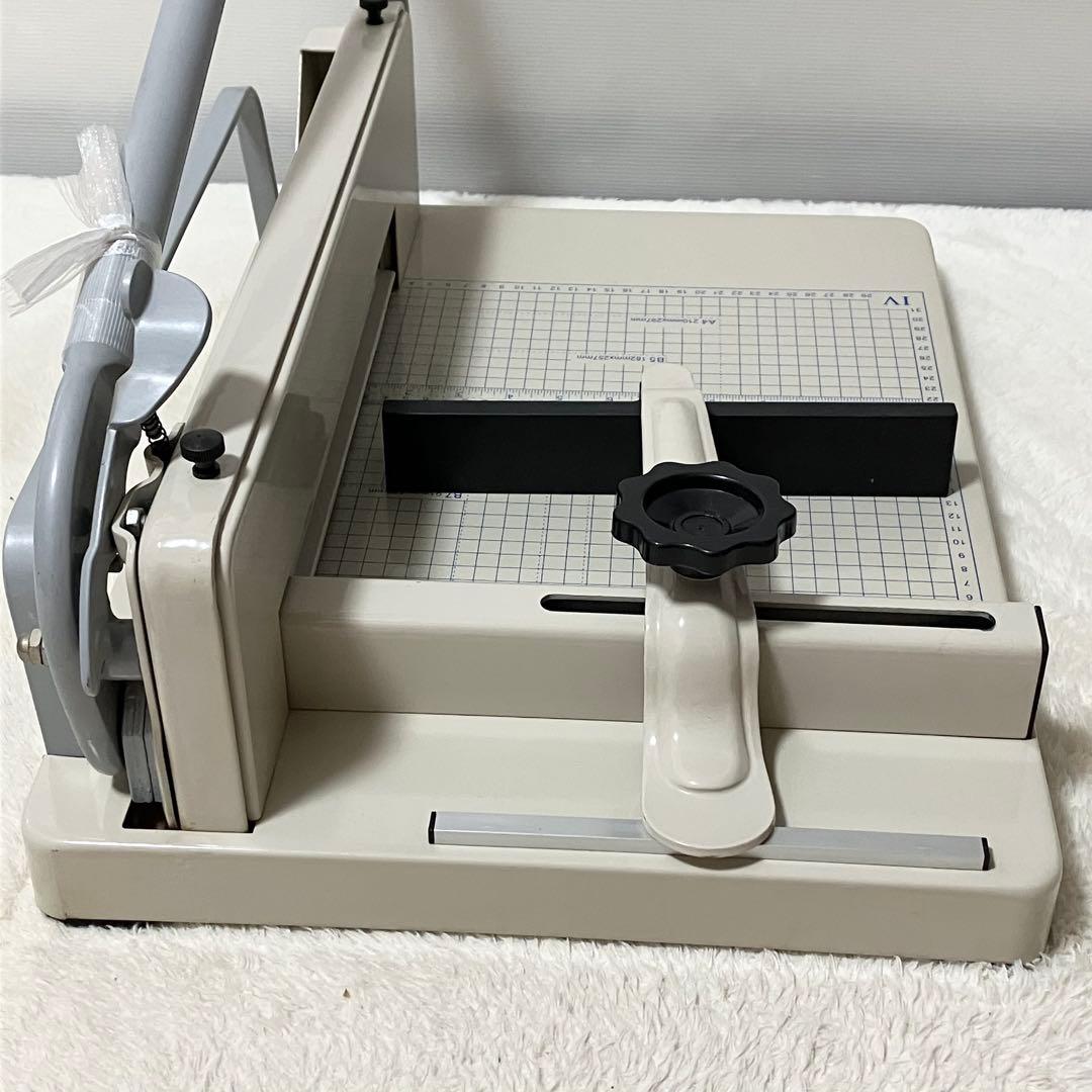 動作品 業務用 大型裁断機 ペーパーカッター 400枚 裁断 A3 A4
