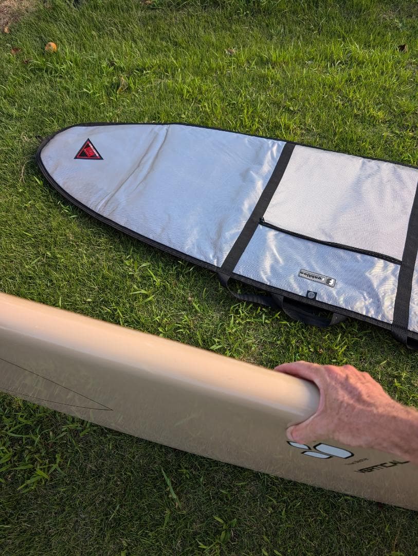 49ℓ スリーウェザー 6’6 ハッピーターン vertical ファンボード