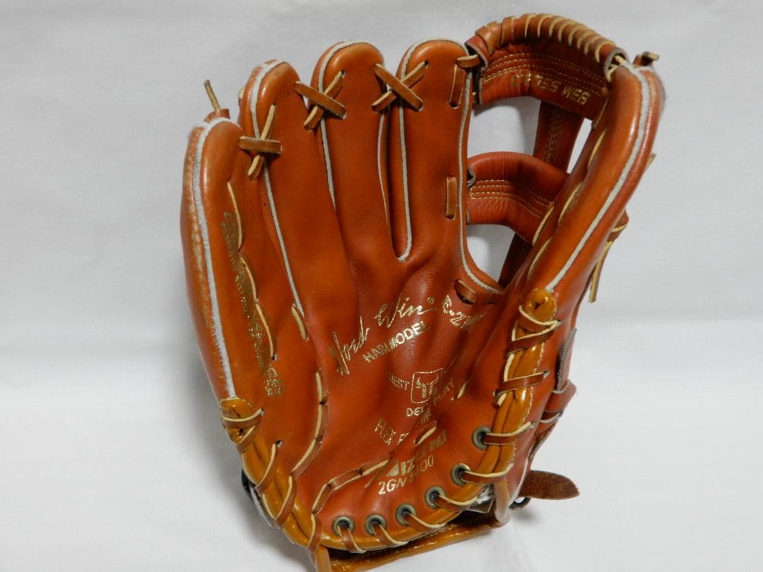 70～80's　ミズノ　ワールドウイン　青カップ　軟式野球グローブ　デッド!