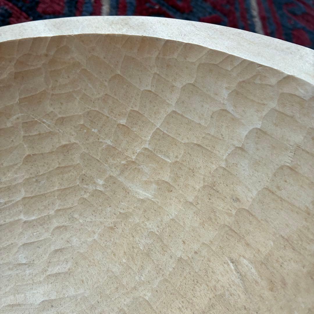 東北　こね鉢　木鉢　蕎麦　うどん　栃の木　手彫り　くり抜き　10寸　十寸