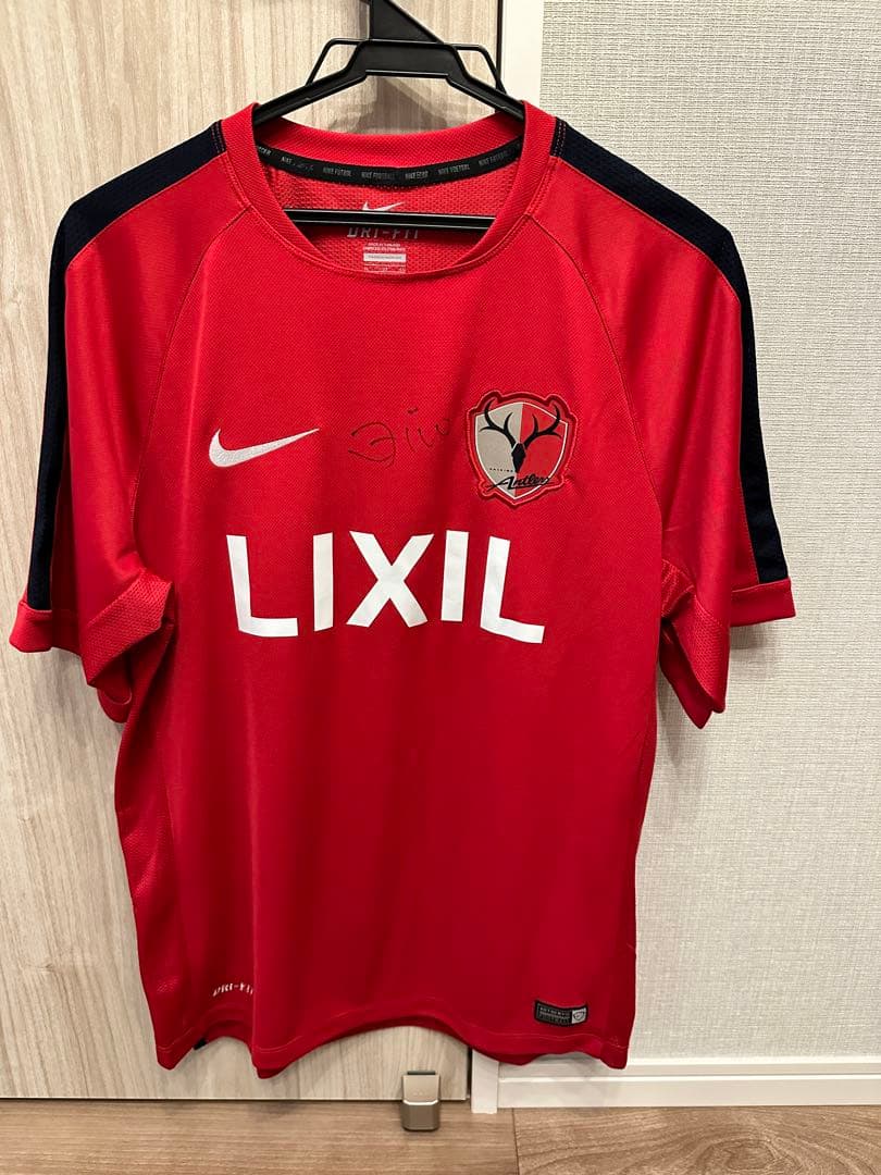 ジーコサイン入り　鹿島アントラーズNIKEトレーニングウェア