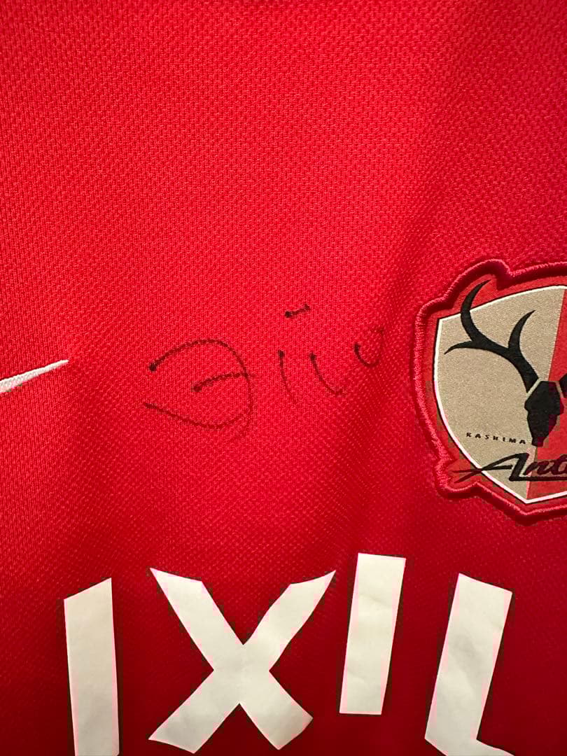 ジーコサイン入り　鹿島アントラーズNIKEトレーニングウェア