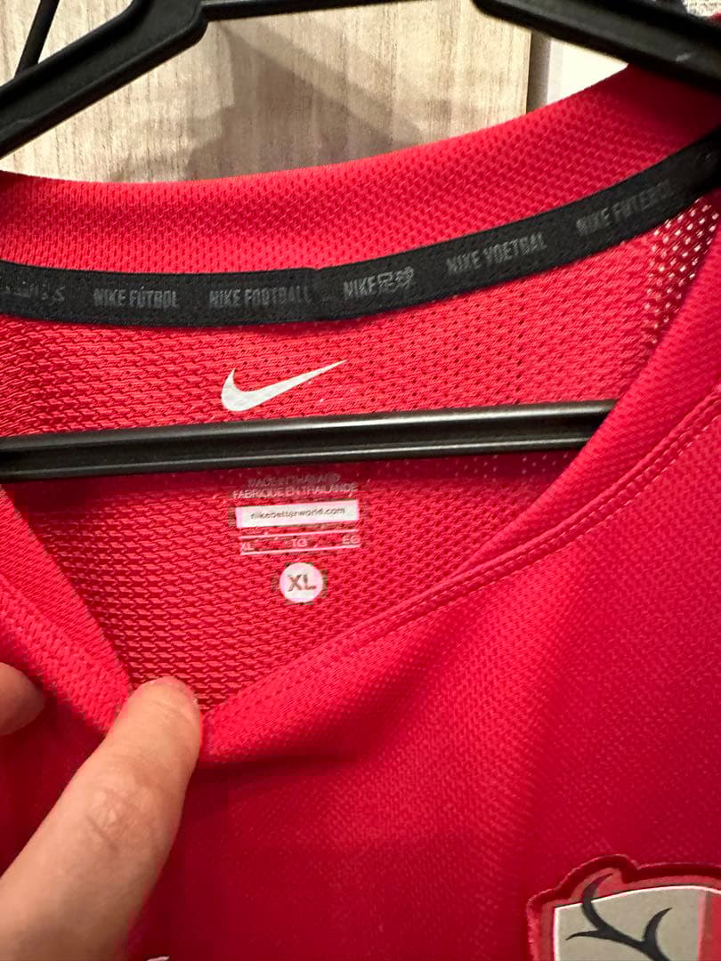 ジーコサイン入り　鹿島アントラーズNIKEトレーニングウェア