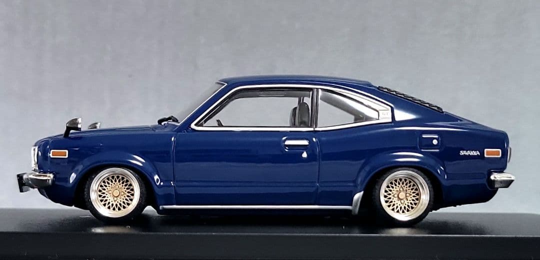 1/43　マツダ　サバンナ改　クーペ　RX-3　SSRメッシュ　アルミ製　深リム