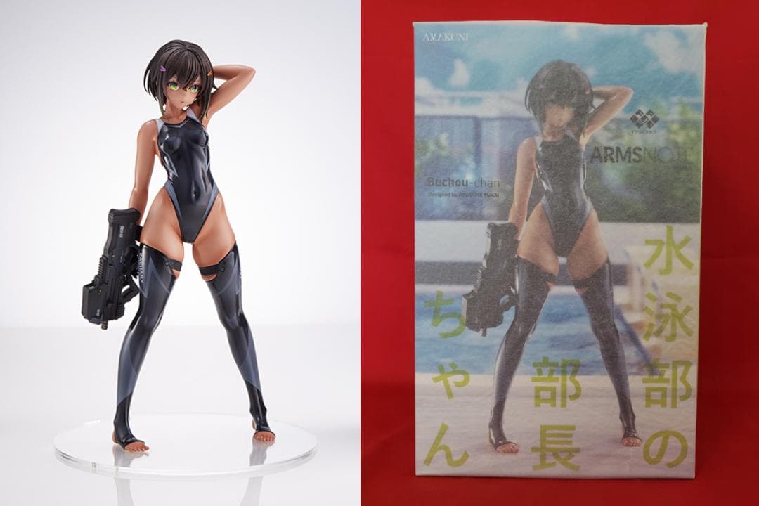 【新品未開封】AMAKUNI 水泳部の部長ちゃん フィギュア