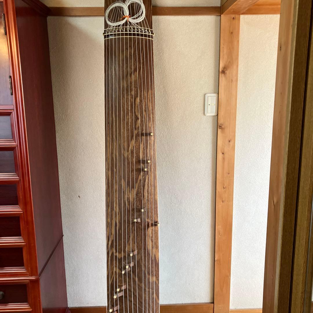 木製 伝統的な筝 13弦